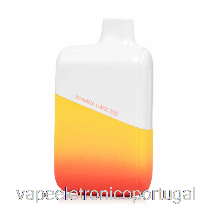 Vape Eletrônico Ijoy Bar Ic8000 Bolo De Banana Descartável